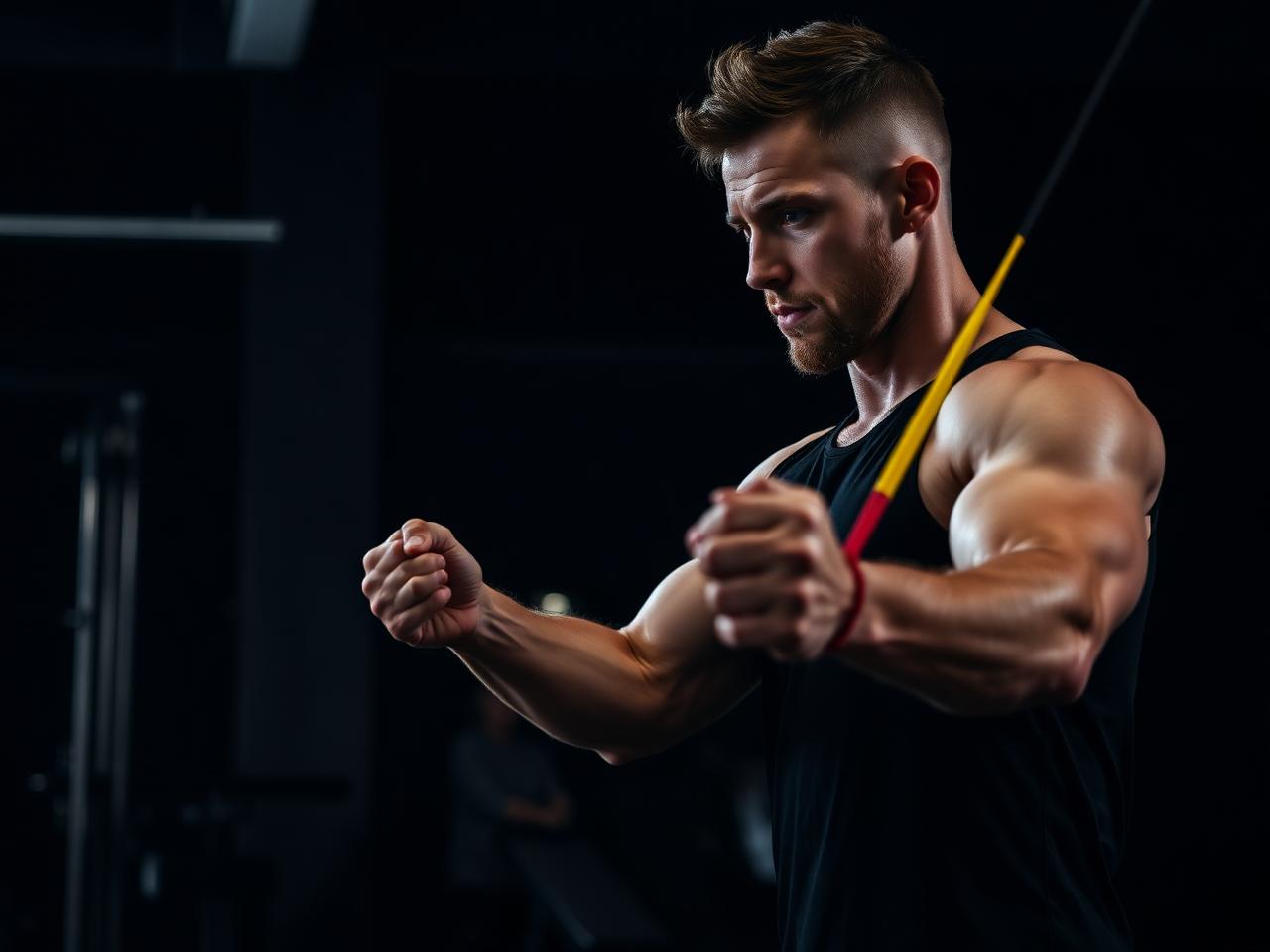 Sports rehabilitation with resistance bands